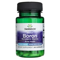 Swanson Albion Boron Bororganic Glycine 6 mg - 60 kapslí