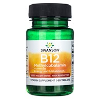 Swanson Vitamin B12 Methylcobalamin 5000 mcg - 60 Tabletten