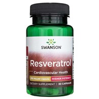 Swanson Resveratrol 250 mg - 30 kapslí