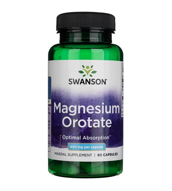 Swanson Orotan Magnezu 40 mg - 60 kapsułek