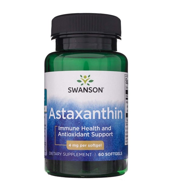 Swanson Astaxanthin 4 mg - 60 Softgels