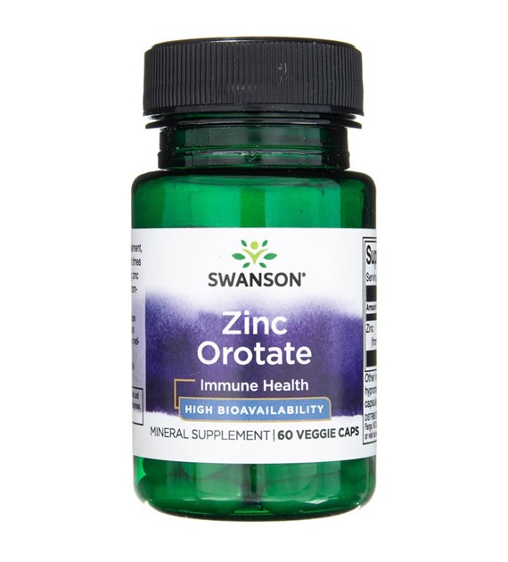 Swanson Orotát zinečnatý 10 mg - 60 veg. kapslí
