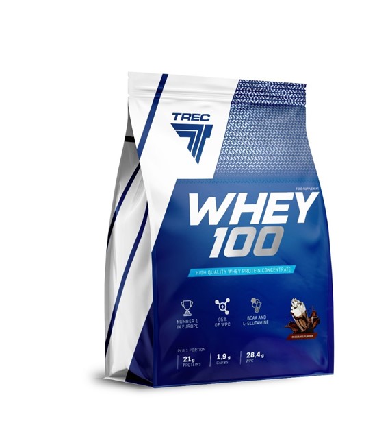 Trec Whey 100 Koncentrat białka serwatkowego czekoladowy - 2275 g