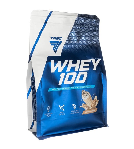 Trec Koncentrat białka serwatkowego Whey 100, ciasteczkowy - 700 g