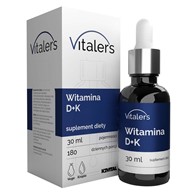 Vitaler's Vitamin D3 2000 IU K2-MK7 75 mcg, Tropfen - 30 ml