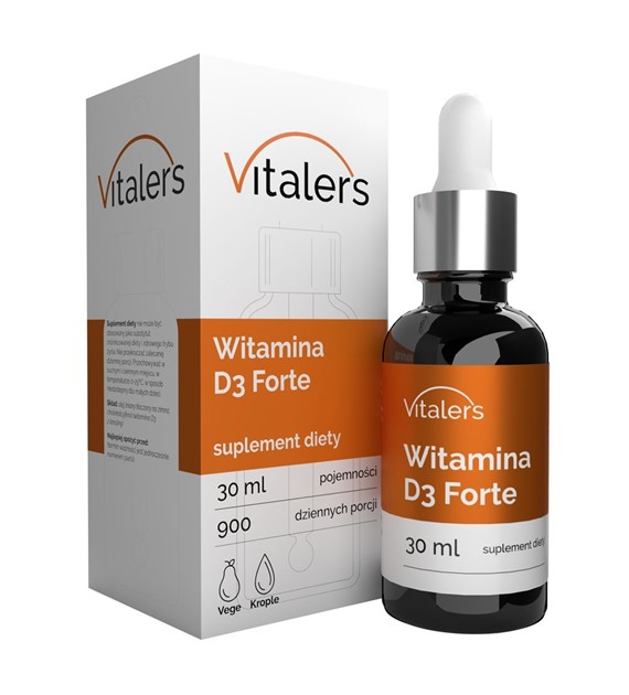 Vitaler's Vitamin D3 Forte 2000 IU, Tropfen - 30 ml