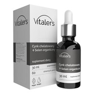 Vitaler's Chelátový zinek 15 mg + Organický selen 200 mcg, kapky - 30 ml