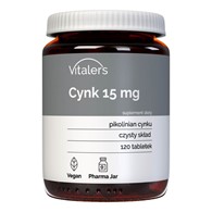 Vitaler's Pikolinát zinečnatý 15 mg - 120 kapslí