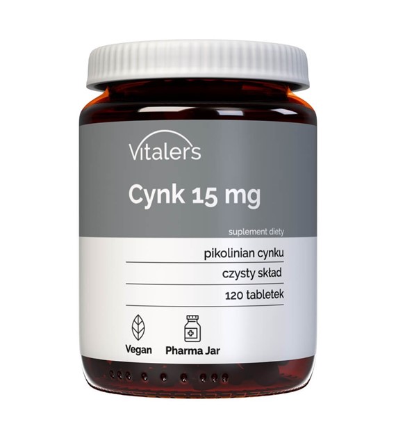 Vitaler's Pikolinian Cynku 15 mg - 120 tabletek