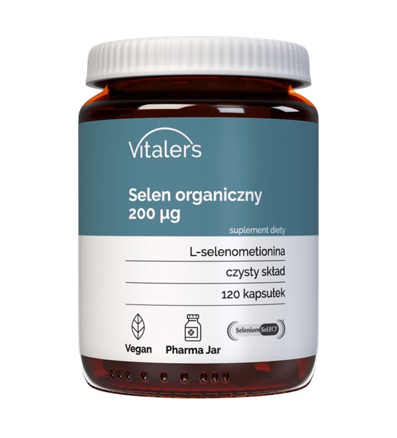 Vitaler's Selen organiczny 200 µg - 120 kapsułek
