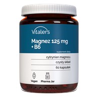 Vitaler's Magnesium 125 mg + Vitamin B6 - 60 Capsules