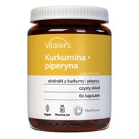 Vitaler's Curcumin + Piperin - 60 Kapseln