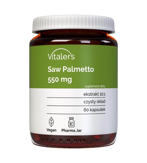 Vitaler's Saw Palmetto (Palma Sabałowa) 550 mg - 60 kapsułek