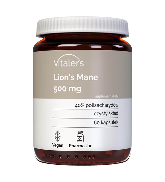 Vitaler's Lion's Mane (Soplówka jeżowata) 500 mg - 60 kapsułek