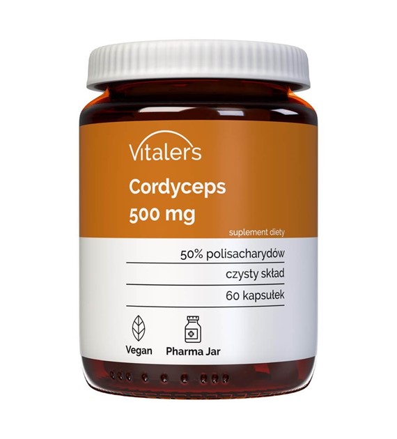 Vitaler's Cordyceps (Maczużnik chiński) 500 mg - 60 kapsułek