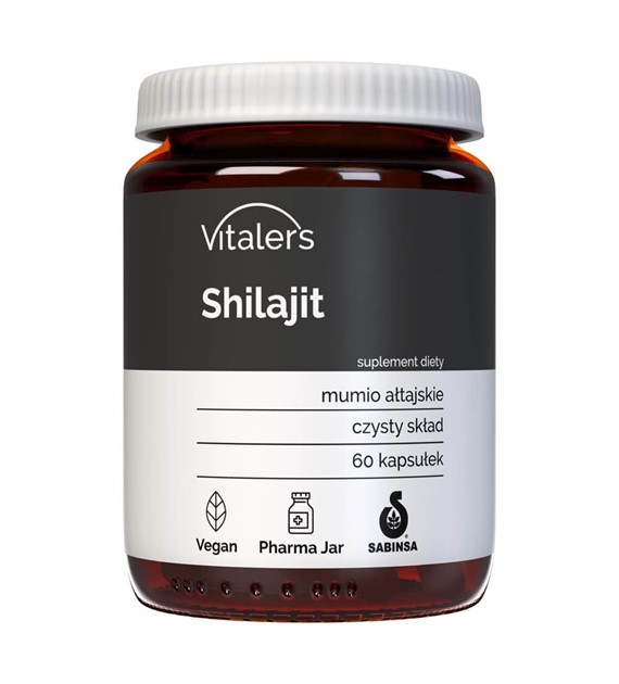Vitaler's Shilajit (Mumio ałtajskie) 400 mg - 60 kapsułek