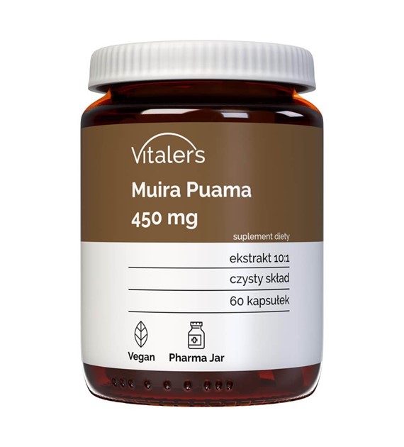 Vitaler's Muira Puama (Ptychopetalum) 450 mg - 60 kapsułek