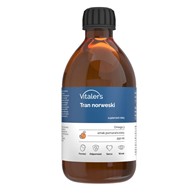 Vitaler's Omega-3 norský olej z tresčích jater, s příchutí pomeranče 1200 mg - 250 ml