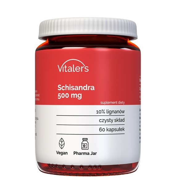 Vitaler's Schisandra (Cytryniec chiński) 500 mg - 60 kapsułek