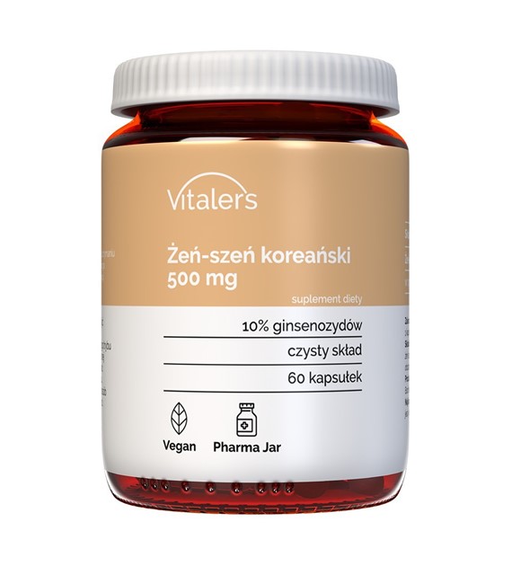 Vitaler's Korejský ženšen 500 mg - 60 kapslí