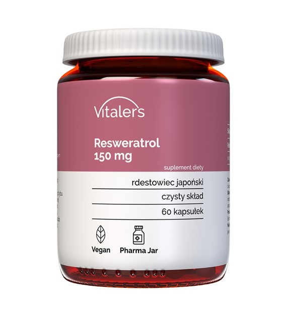 Vitaler's Resweratrol (Rdestowiec japoński) 150 mg - 60 kapsułek