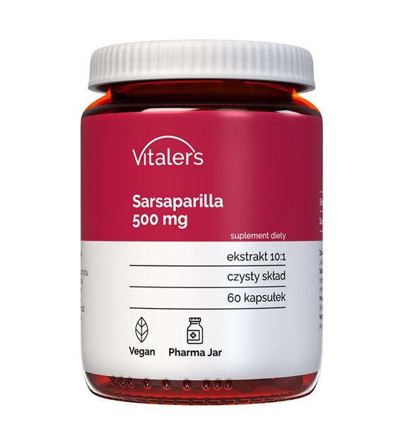 Vitaler's Sarsaparilla 500 mg - 60 kapslí