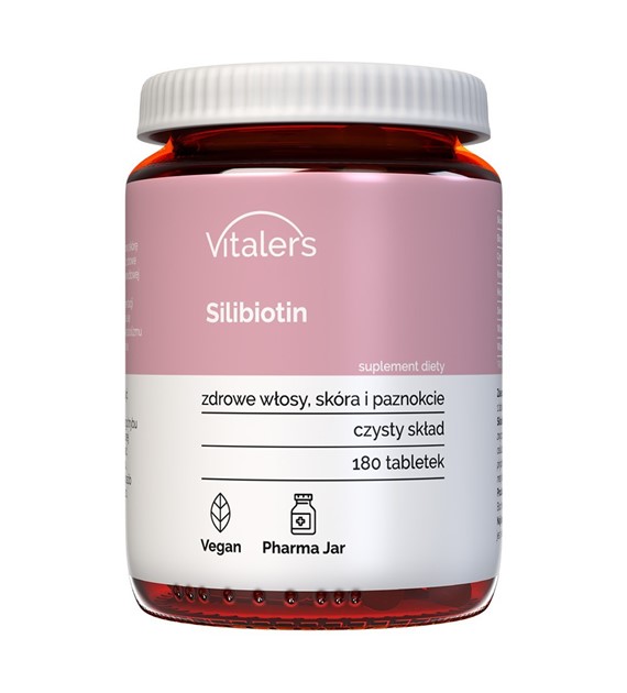 Vitaler's Silibiotin (Skóra, włosy, paznokcie) - 180 tabletek