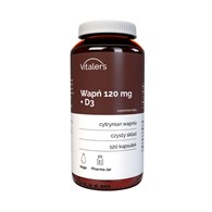 Vitaler's Kalzium 120 mg + Vitamin D3 - 120 Kapseln