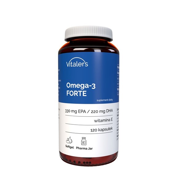 Vitaler's Omega-3 FORTE 1000 mg - 120 Kapseln
