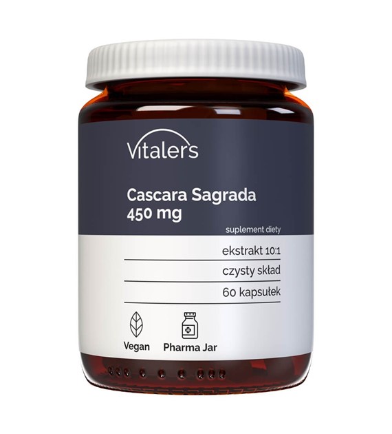 Vitaler's Cascara Sagrada (Szakłak amerykański) 450 mg - 60 kapsułek